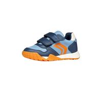 GEOX Zapatillas transpirables de velcro, RANN-E. Color Azul/Gris
