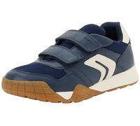Geox J RANN-E Boy A Sneaker, Navy/LT Marfil, Talla 33 EU
