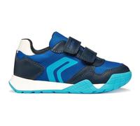 Geox J RANN-E Boy A Sneaker, Royal/Navy, 35 EU