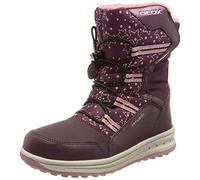 Geox J Roby Girl B Abx A, Botas para Niña, Multicolor (Violet/Pink), 39 EU