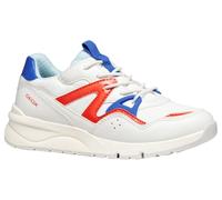 Geox J Rooner Boy, Zapatillas, Color Rojo Blanco, 36 EU