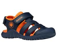 Geox J S. FUSBETTO PRO BO Sandal, azul marino/naranja, talla 24 EU