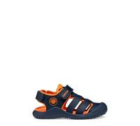 Geox J S. FUSBETTO PRO BO Sandal, azul marino/naranja, talla 35 EU