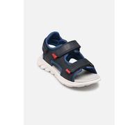 Geox Sandalias J Airadyum BO para niños, Azul marino Dk Blue, 35 EU