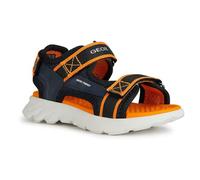 Geox J Sandal Airadyum Bo, Sandalia, Azul Marino/Naranja, 33 EU
