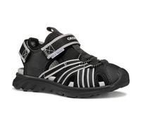 Geox J Sandal AIRADYUM BO, Sandalia, Black/Grey, 36 EU