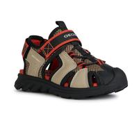 Geox J Sandal Airadyum Bo, Sandalia, Dk Beige Red, 29 EU
