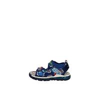 Geox J Sandal Android Boy Sandalias con Punta Abierta, Niños, Multicolor (Navy/Multi), 29