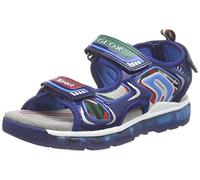 Geox J Sandal Android Boy - Zapatos Primeros Pasos para Niños, Multicolor (Navy/Multi), 37