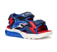 Geox - J SANDAL CIBERDRON B, Sandalia Niños, Navy/Red,
