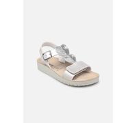 Geox J SANDAL COSTAREI GI, Sandalia para Niñas, SILVER, 26 EU