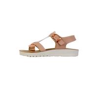 Geox - J SANDAL COSTAREI GI, Sandalia Niñas, Lt Rose/Rose Gold,