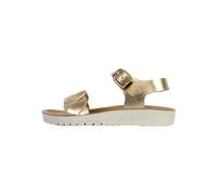 Geox - J SANDAL COSTAREI GI, Sandalia Niñas, Platinum,