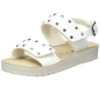Geox J Sandal Costarei Gi, Sandalias Niñas, Blanco, 28 EU