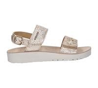 Geox J Sandal Costarei Gi, Sandalias Niñas, Oro Gold, 31 EU