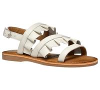 Geox J Sandal EOLIE Girl, Sandalia, White, 28 EU