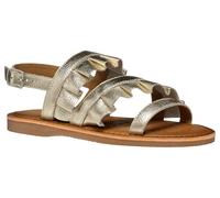 Geox J Sandal EOLIE Girl, Sandalia, Platinum, 30 EU