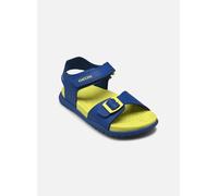 Geox J Sandal FUSBETTO BO, Sandalia, Royal/Fluo Yellow, 36 EU