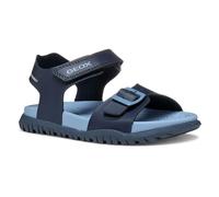 Geox - J SANDAL FUSBETTO BO, Sandalia Niños, Navy/Dk Sky,