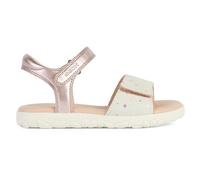 Geox J Sandal Haiti Girl, Sandalia, Old Rose Off White, 24 EU