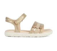 Geox J Sandal Haiti Girl, Sandalia, Platino, 33 EU