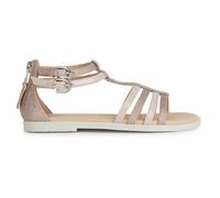 Geox J Sandal Karly Girl D - Sandalias de punta abierta, Rosa claro, 36 EU