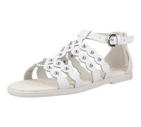 Geox J Sandal Karly Girl, Sandalia, Blanco, 32 EU