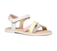 Geox - J SANDAL KARLY GIRL, Sandalia Niñas, White/Lilac,