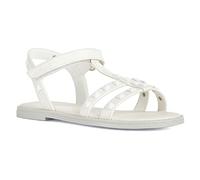 Geox J SANDAL KARLY GIRL, Sandalia para Niñas, WHITE, 33 EU