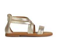 Geox J Sandal Karly Girl, Sandalia, Plateado, 30 EU