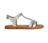 Geox J Sandal Karly Girl, Sandalia, Silver, 27 EU