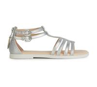 Geox J Sandal Karly Girl, Sandalia, Plata, 29 EU