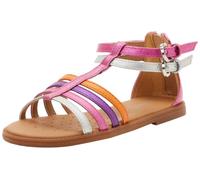 Geox J Karly Girl Sandalia, fucsia/plata, talla 32 EU