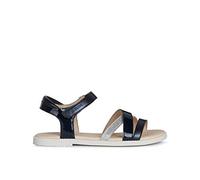Geox J Sandal Karly Girl, Sandalias para Niña, Azul (Navy) , 37 EU