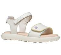 Geox J Sandal Puffypop Gi, Sandalia, White Multicolor, 31 EU