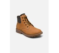 Geox J Shaylax Boy B, Botines para Niño, Multicolor (Yellow/Brown), 27 EU