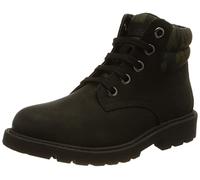 Geox J Shaylax Boy B, Botines para Niño, Multicolor (Black/Mimetic), 33 EU