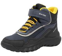Geox J Simbyos Boy B ABX, Zapatillas, Azul Marino/Amarillo, 31 EU