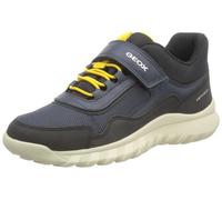 Geox J Simbyos Boy B ABX, Zapatillas, Azul Marino/Amarillo, 36 EU