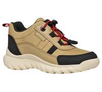Geox J SIMBYOS Boy B ABX, Zapatillas, Beige/Negro, 37 EU