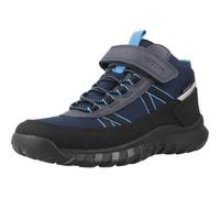 Geox J SIMBYOS Boy B ABX Zapatillas Deportivas, Azul Marino/Negro, Talla 35 EU, Azul Marino y Negro., 35 EU