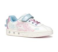 Geox J Skylin Girl A, Zapatillas, White/Pink, 25 EU