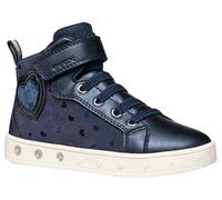 Geox J Skylin Girl, Zapatillas, Azul Marino, 28 EU