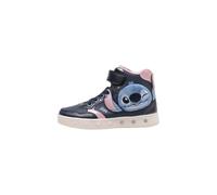 Geox J Skylin Girl, Zapatillas, Azul Marino, Rosa, 25 EU