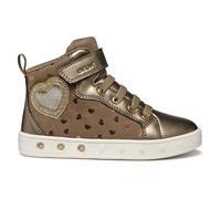 Geox J Skylin Girl, Zapatillas, Dk Beige Platinum, 26 EU