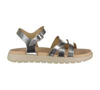 Geox J Soleima Gir - Sandalias para niña, Silver, 10 UK Child