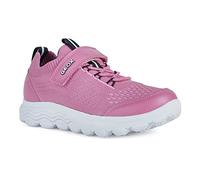 Geox J Spherica Girl B, Sneakers para Niña, Rojo (Fuchsia), 35 EU