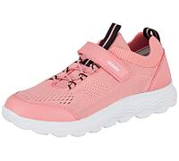Geox J SPHERICA Girl, Zapatillas para Niñas, Coral/Black, 30 EU