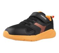 Geox J SPRINTYE Boy A, Zapatillas, Black/Orange, 34 EU