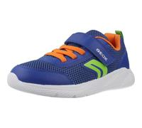 Geox J SPRINTYE Boy A - Zapatillas Deportivas, Color Azul y Naranja, Talla 31 EU